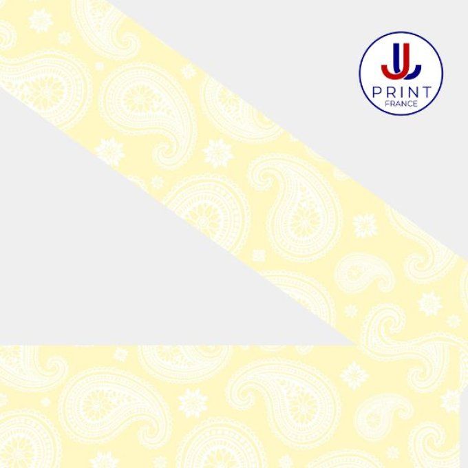 BANDANA PASTEL JAUNE
