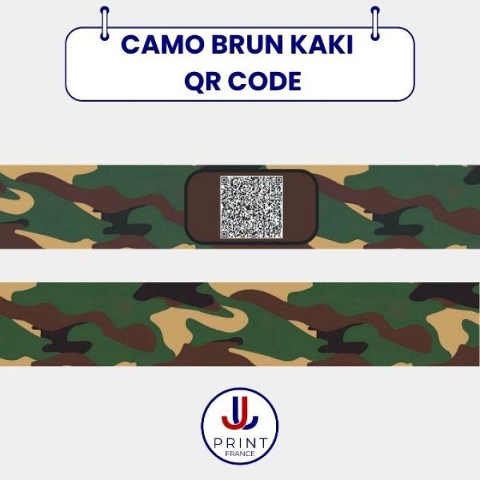 CAMO BRUN KAKI - QR CODE