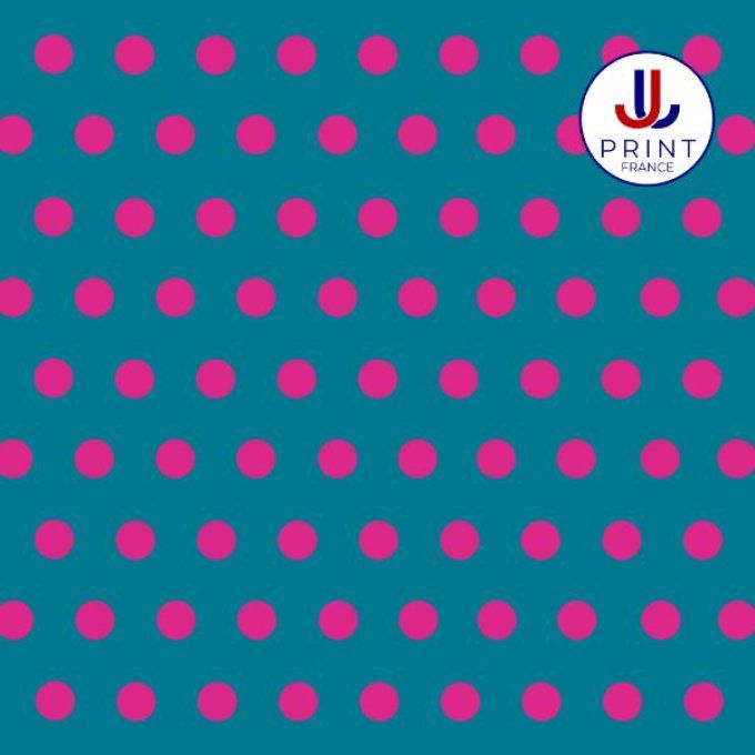 LITTLE POLKA LAGON FUCHSIA