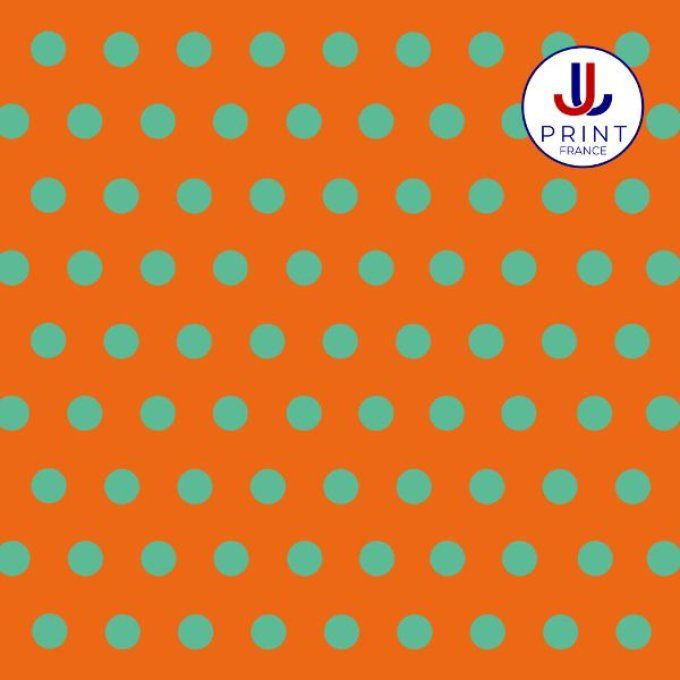 LITTLE POLKA ORANGE MENTHE