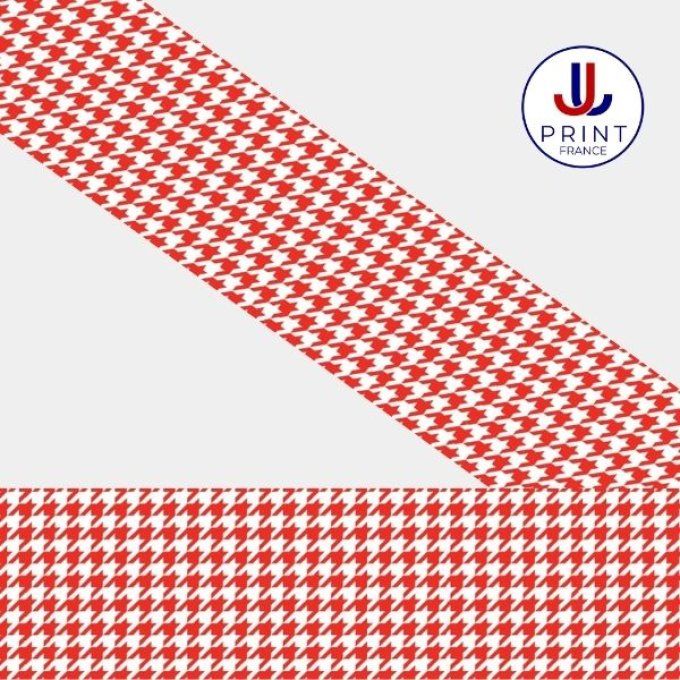 PIED DE POULE ROUGE XS