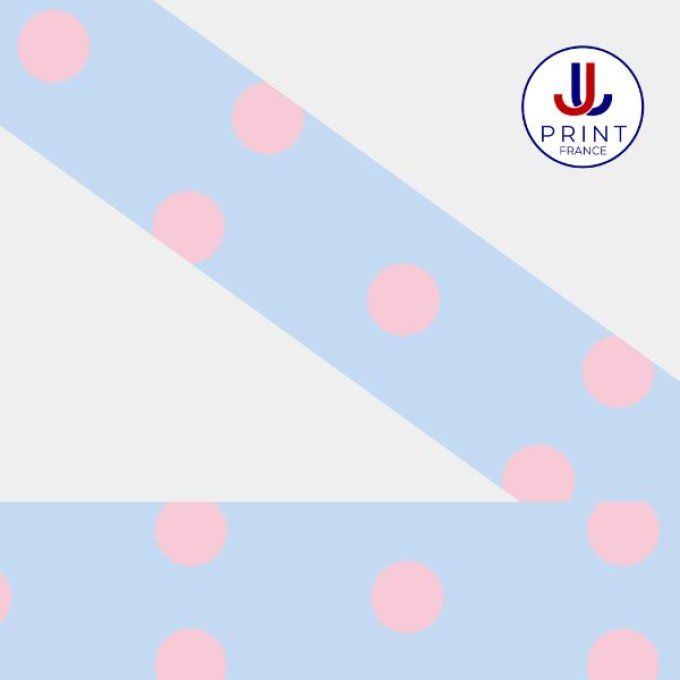 POLKA CIEL-ROSE   