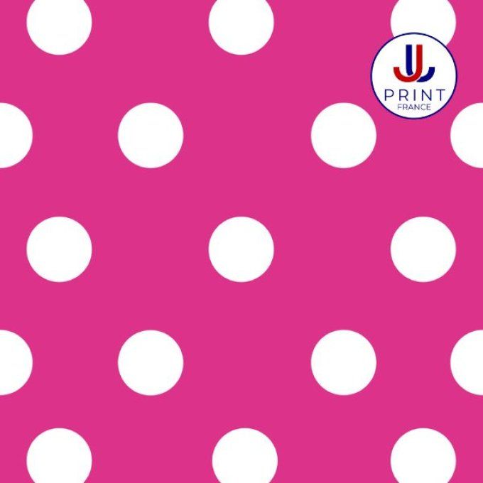 POLKA FUCHSIA BLANC