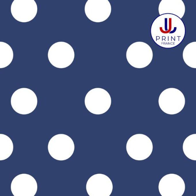 POLKA MARINE-BLANC  