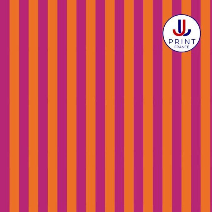 STRIPE FUCHSIA ORANGE 